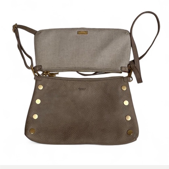 Hammitt Leather Crossbody Bag Grey - Picture 3 of 10
